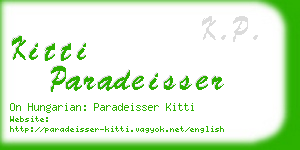 kitti paradeisser business card